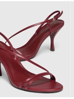 Reformation Petunia Heeled Sandal Red - Size 9.5
